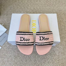Load image into Gallery viewer, Dway Raffia Mules
