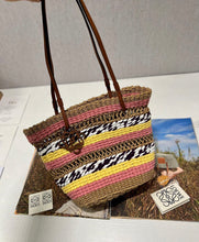 Load image into Gallery viewer, Raffia Tote
