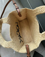 Load image into Gallery viewer, Raffia Tote
