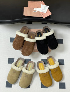 Shearling Clogs