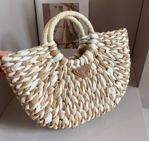 Logo Basket Bag