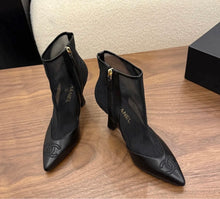 Load image into Gallery viewer, Mesh Leather Boots
