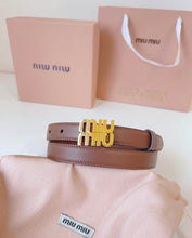 Load image into Gallery viewer, Logo Leather Belt
