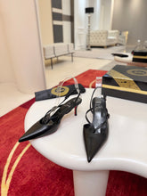 Load image into Gallery viewer, Leather Slingbacks
