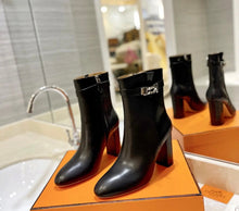Load image into Gallery viewer, Leather Ankle Boots

