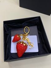 Load image into Gallery viewer, Strawberry Bag Charm/Keychain
