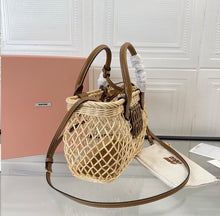 Load image into Gallery viewer, Wicker Woven Bag
