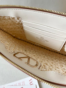 Raffia Clutch