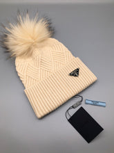 Load image into Gallery viewer, Fur Pom Hat
