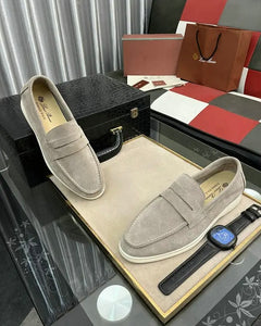 Suede Loafers
