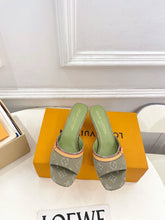 Load image into Gallery viewer, Denim Mules
