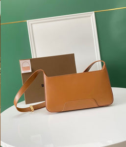 TB Leather Shoulder Bag