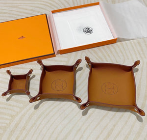 Leather Tray Set