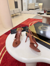 Load image into Gallery viewer, Leather Slingbacks
