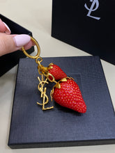Load image into Gallery viewer, Strawberry Bag Charm/Keychain
