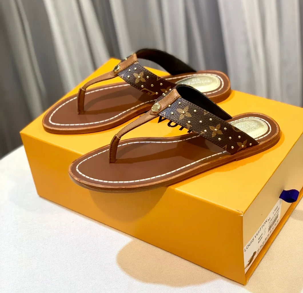 Monogram Sandals