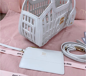 Leather Basket