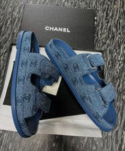 Load image into Gallery viewer, Denim Dad Sandals
