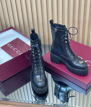 Load image into Gallery viewer, GG Leather Boots
