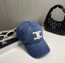Load image into Gallery viewer, Denim Logo Cap
