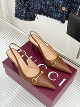 Load image into Gallery viewer, Horsebit Slingbacks
