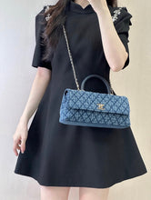 Load image into Gallery viewer, Denim Flap Bag
