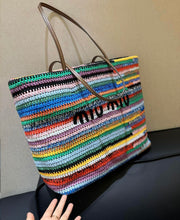 Load image into Gallery viewer, Woven Fabric Tote
