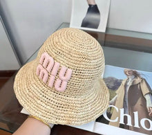 Load image into Gallery viewer, Raffia Bucket Hat
