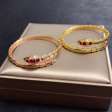 Load image into Gallery viewer, Ruby Serpenti Bracelet
