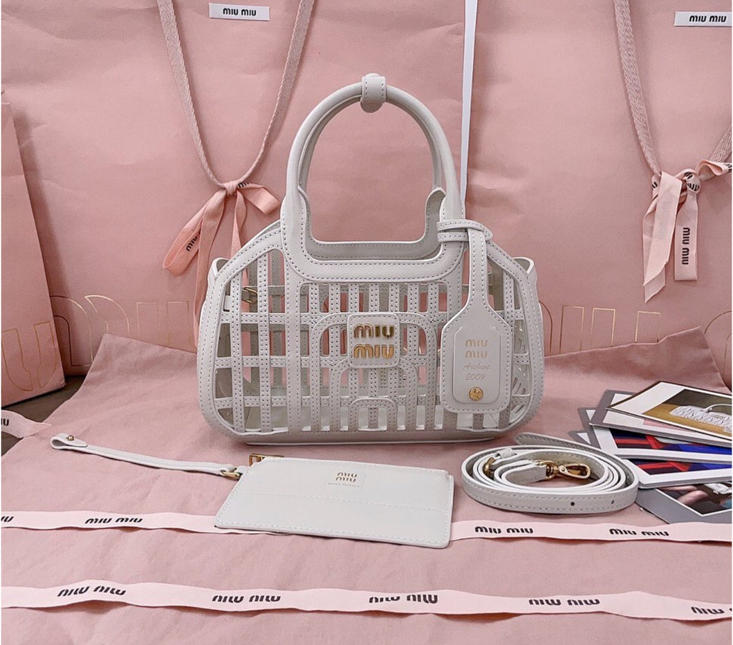 Leather Basket