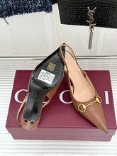 Load image into Gallery viewer, Horsebit Slingbacks
