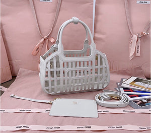 Leather Basket