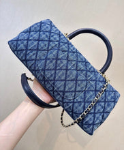 Load image into Gallery viewer, Denim Flap Bag
