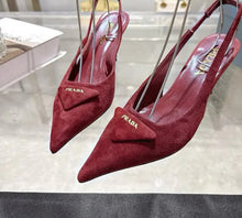 Load image into Gallery viewer, Suede Slingbacks
