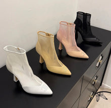 Load image into Gallery viewer, Mesh Leather Boots

