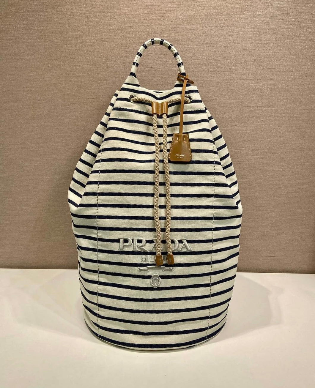Linen Duffle Bag