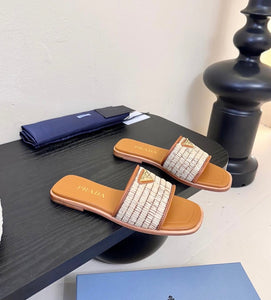 Leather Slides