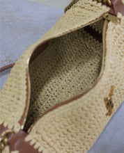 Load image into Gallery viewer, Cassandre Raffia Tube Bag
