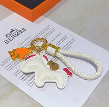 Load image into Gallery viewer, Leather Bag Charm/Keychain

