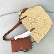 Load image into Gallery viewer, Raffia Basket Bag
