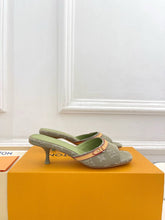 Load image into Gallery viewer, Denim Mules
