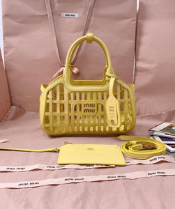 Leather Basket
