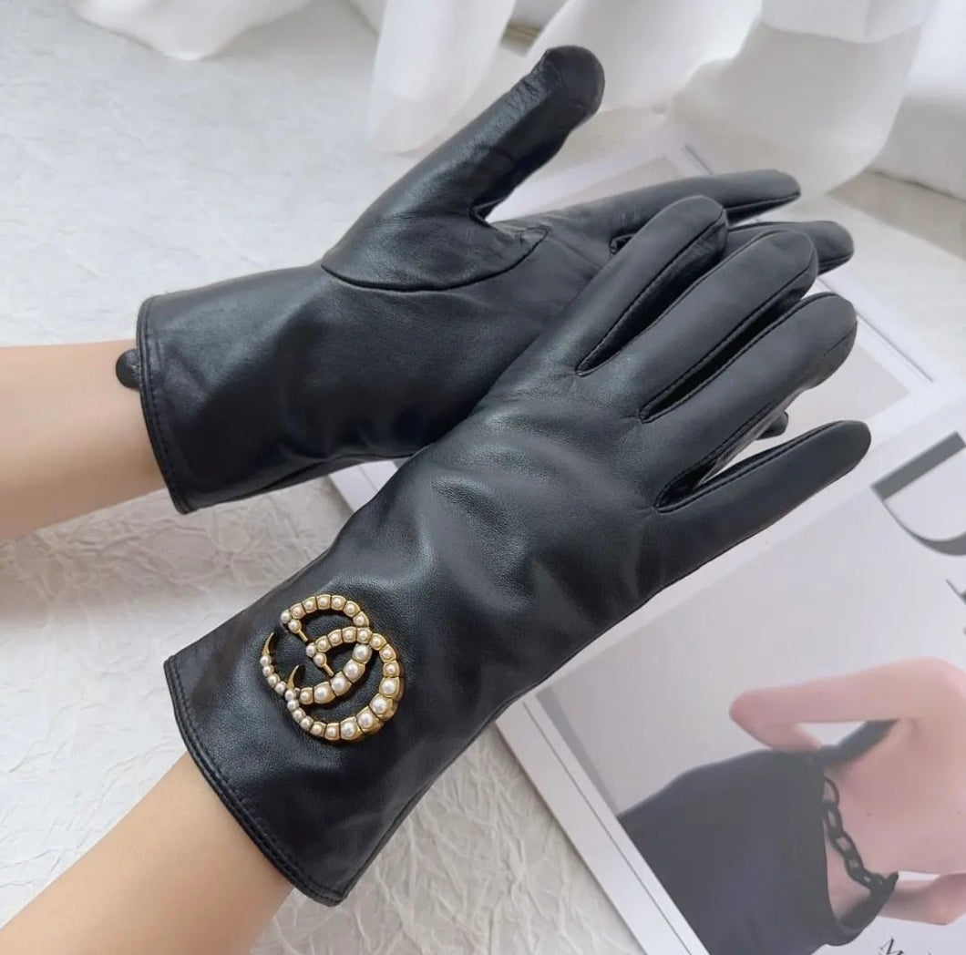 GG Leather Gloves