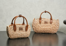Load image into Gallery viewer, Raffia Tote
