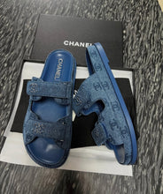 Load image into Gallery viewer, Denim Dad Sandals
