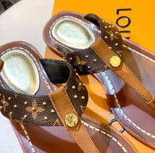Load image into Gallery viewer, Monogram Sandals

