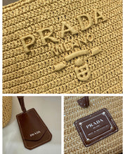 Load image into Gallery viewer, Raffia Bucket Bag
