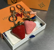 Load image into Gallery viewer, Strawberry Bag Charm/Keychain
