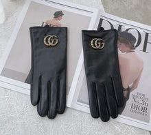 Load image into Gallery viewer, GG Leather Gloves
