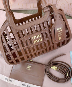 Leather Basket